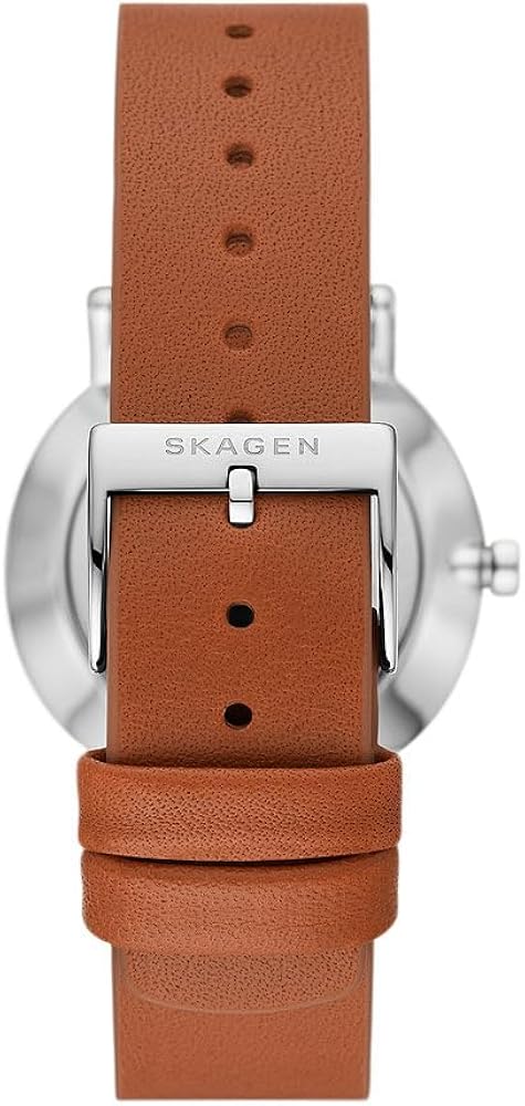 Skagen Orologio da donna Kuppel Lille, Sub-Second a due lancette, in acciaio inox Orologio con cassa da 32 mm e cinturino in pelle o acciaio Skagen Orologio da donna Kuppel Lille, Sub-Second a due lancette, in acciaio inox Orologio con cassa da 32 mm e cinturino in pelle o acciaio