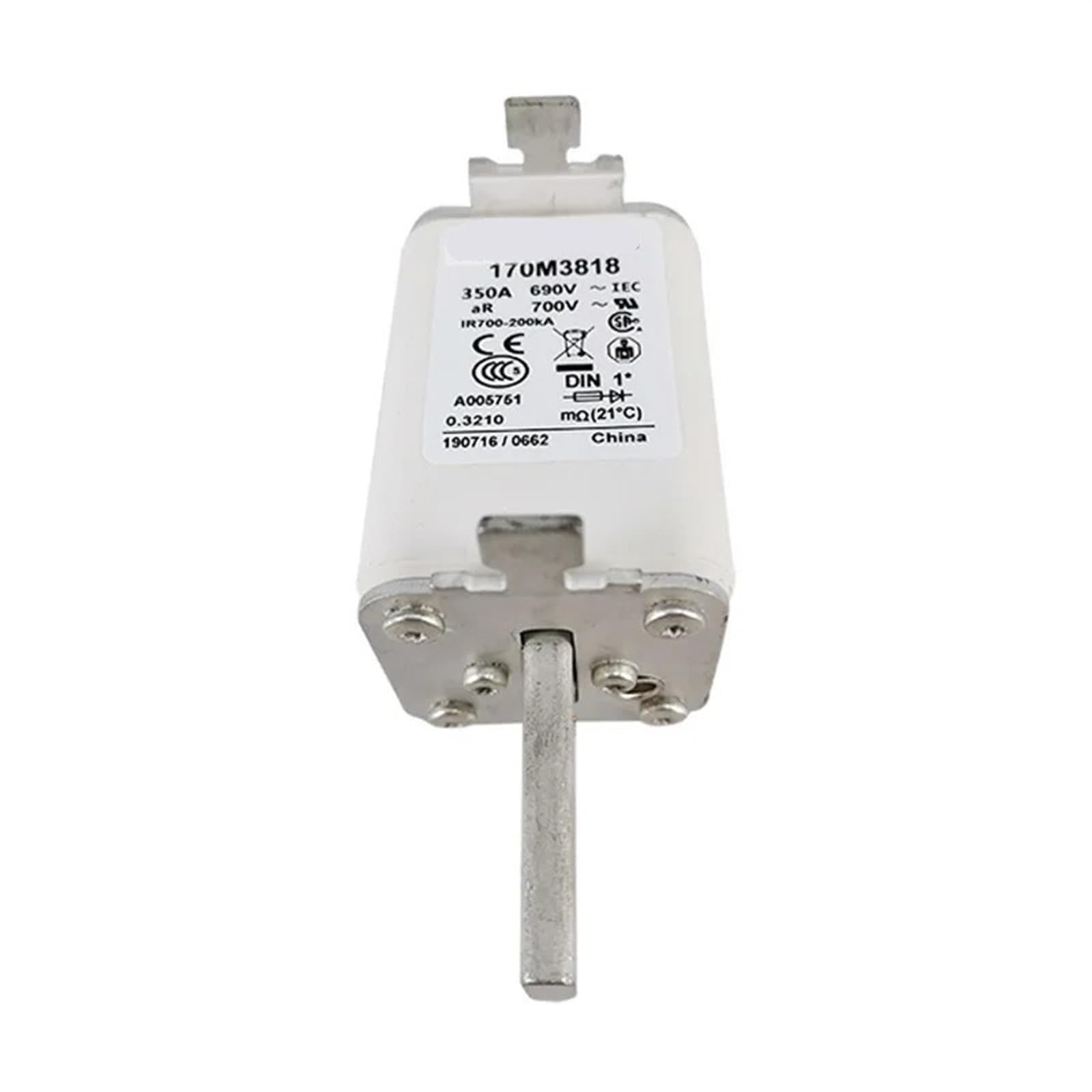 Kxiwlufv One Color 170M3818 170M3819 Low-Voltage Fast Fuse(170M3819)