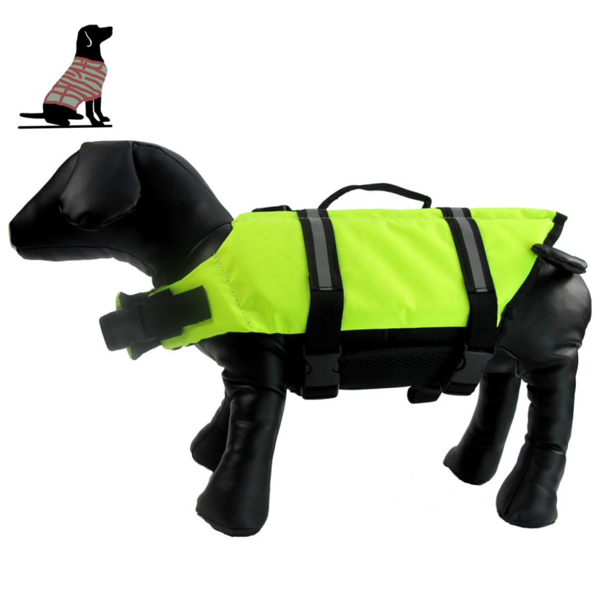 HANABASS 2St Rettungsweste für Haustiere Rettungsring für Haustiere Weste Rettungsring Welpenschwimmwesten für kleine Hunde xs Hund reflektierender Hund schweißabsorbierendes Haustier