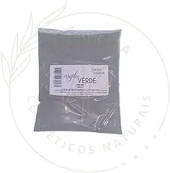 Argila em pó 500g Verde Adstringente Ervas e Raízes Pura