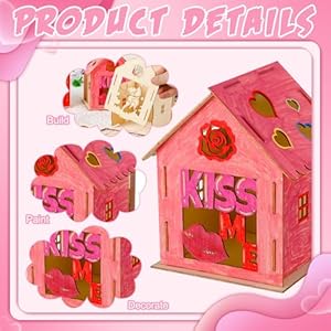 Wenqik9pcsvalentinesdaycraftdiywoodhouseforkidsvalentinewoodenhousewithcolorsmarkers12colorsvalentinesdaydiygraffiticraftsforkidsadultsbeginnersgiftartpaintparty Urban Country Home Decor Wenqik 9 pcs valentine s day craft diy wood house for kids valentine wooden house with colors markers 12 colors valentines day diy graffiti crafts for kids adults beginners gift art paint party urban country home decor