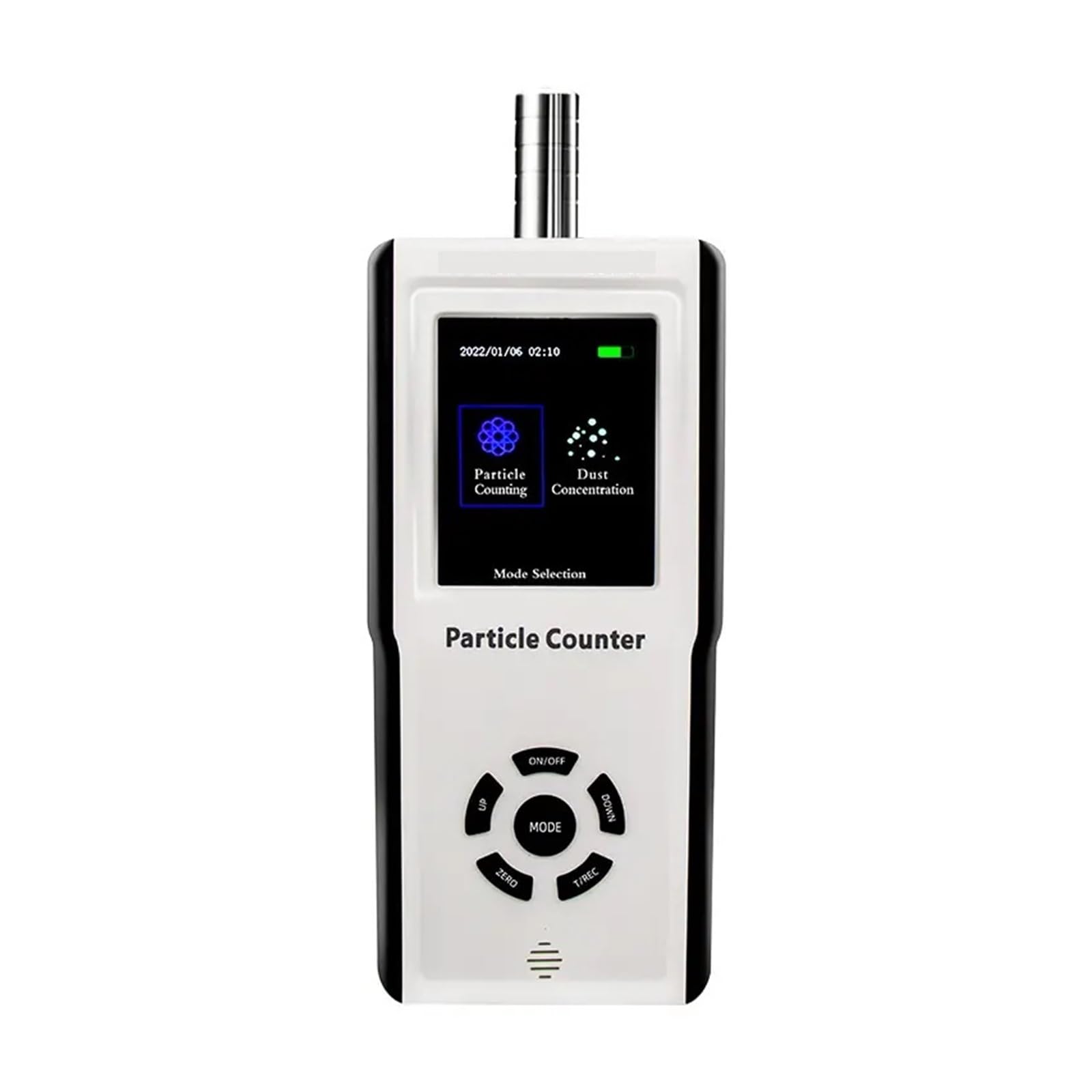 Detector de gas, Datos de exportación PM2.5 PM10 Batería recargable Partículas de polvo Monitor de calidad del aire Detector portátil Contador de partículas de polvo