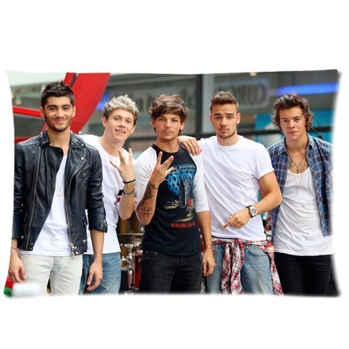 One Direction Custom Zippered Pillowcase 20"x30" Two sides