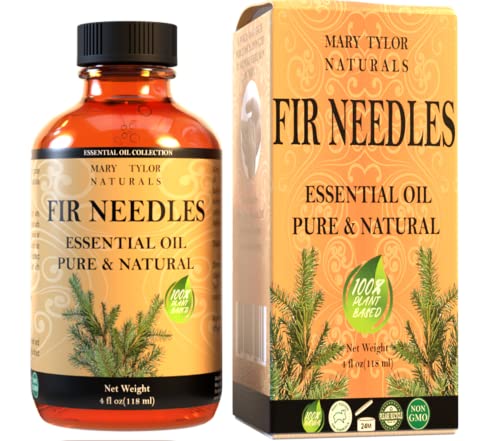 Fir Needle Essential Oil (4 oz), Premium Therapeutic Grade, 100% Pure and Natural, Perfect for Aromatherapy, Diffuser, DIY by Mary Tylor Naturals