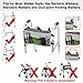 Update Walker Bag Hand Free Storage Bag Walker Attachment Handicap Basket Pouch for Rollator, Wheelchair, Folding Walkers (Grey)