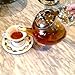 Glass Teapot Stovetop Safe - Stainless Steel Infuser - Blooming and Loose Leaf Tea Pot - Large Capacity 1200ml/40oz by Nest Above