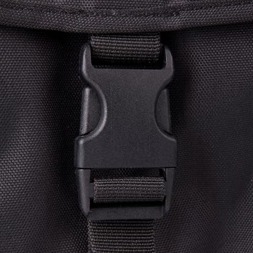 Steckschnallen Set, 24 Stück, jede Größe 4 Mal, 15 mm, 20 mm, 25 mm, 32 mm, 38 mm und 50 mm, in Schwarz, aus Kunststoff, Steckschnallen-Klickverschluss, Ersatz Steckverschluss Reparatur, Gurtschnalle