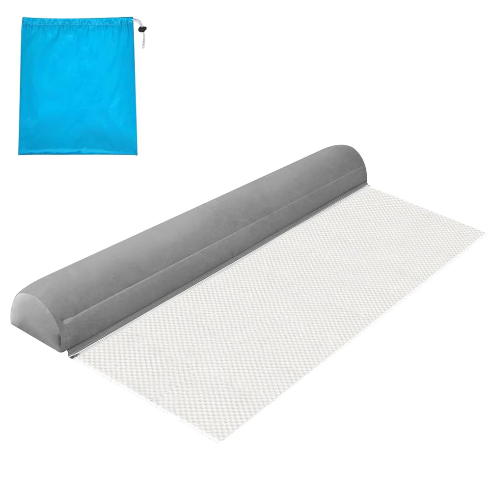 SGZIOO Rausfallschutz Aufblasbar, 125cm Rausfallschutz Bett Reise Klappbar, Tragbar Bettgitter Rausfallschutz, Aufblasbarer rausfallschutz, Bettschutzgitter für Kinder Ältere, Einzelbett/Doppelbett
