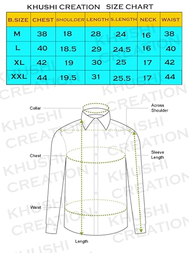 Image of Imported Popcorn Regular Fit Shirts for Men Cotton White, Medium