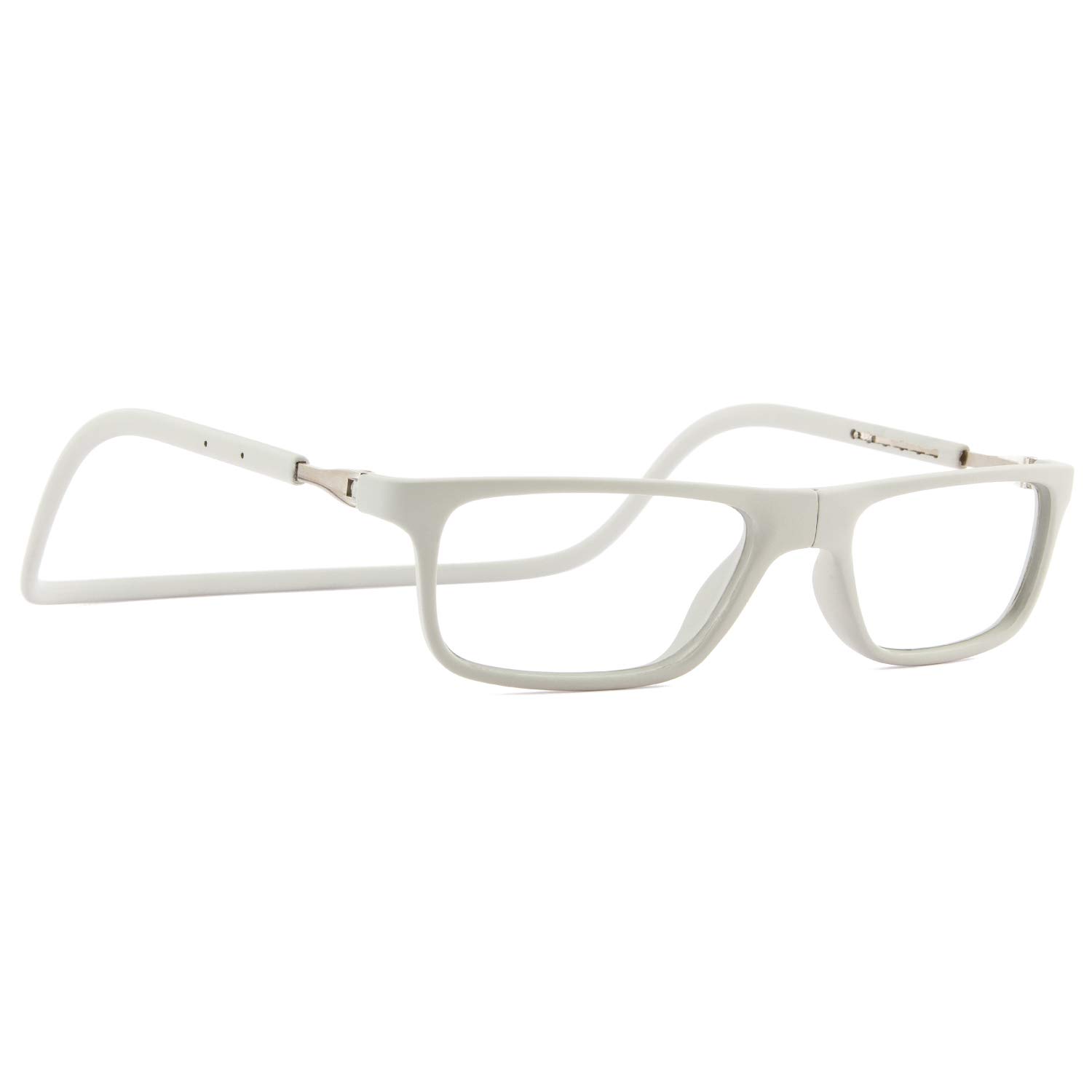 DIDINSKY Faraday reading glasses, Square Smoke +2.0