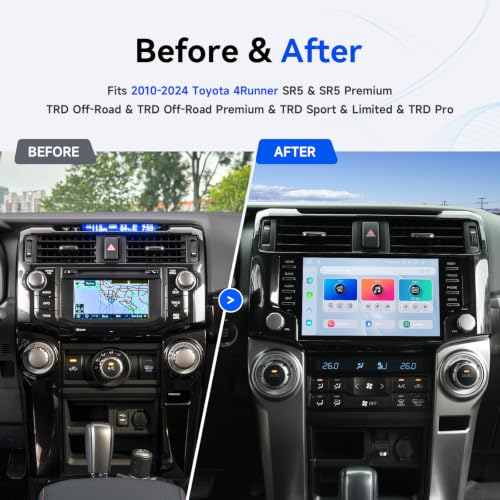 Dasaita Head Unit for Toyota 4Runner 2010-2024, Snapdragon 665 Car Stereo - image 3