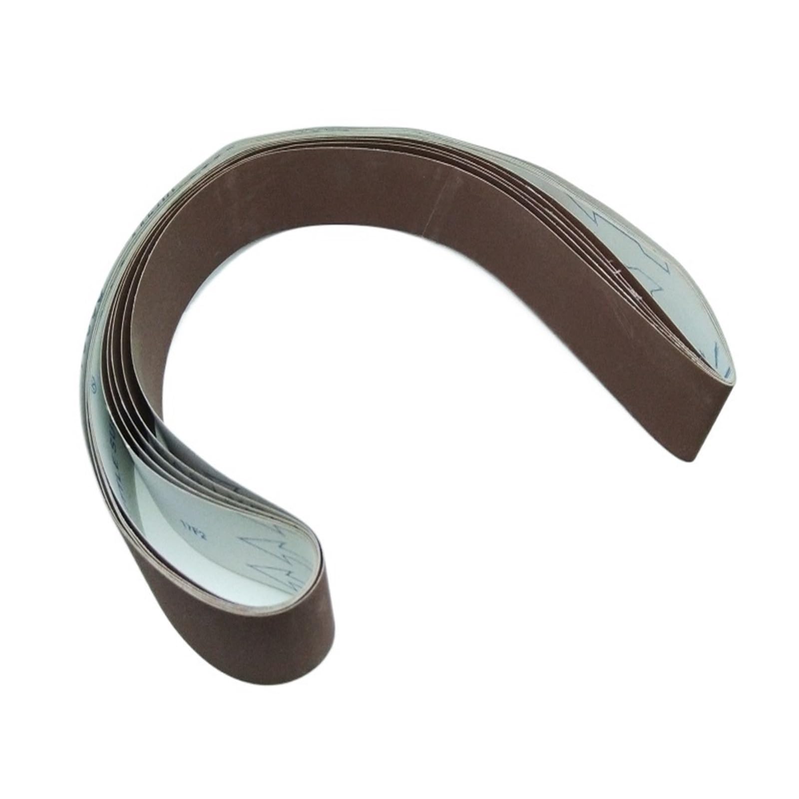 Bande Abrasive TJ538, 1200x50mm, bande de meulage métallique en corindon brun, grain 60 100 180 400 600, 5 pièces(180)