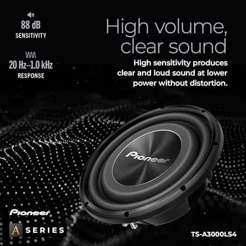 Image of PIONEER A-Series TS-A3000LS4 Shallow-Mount 12 inch Subwoofer 1500W Max