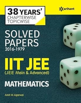 Paperback 38 Years'' Chapterwise Solved Papers (2016-1979) IIT JEE MATHEMATICS Book