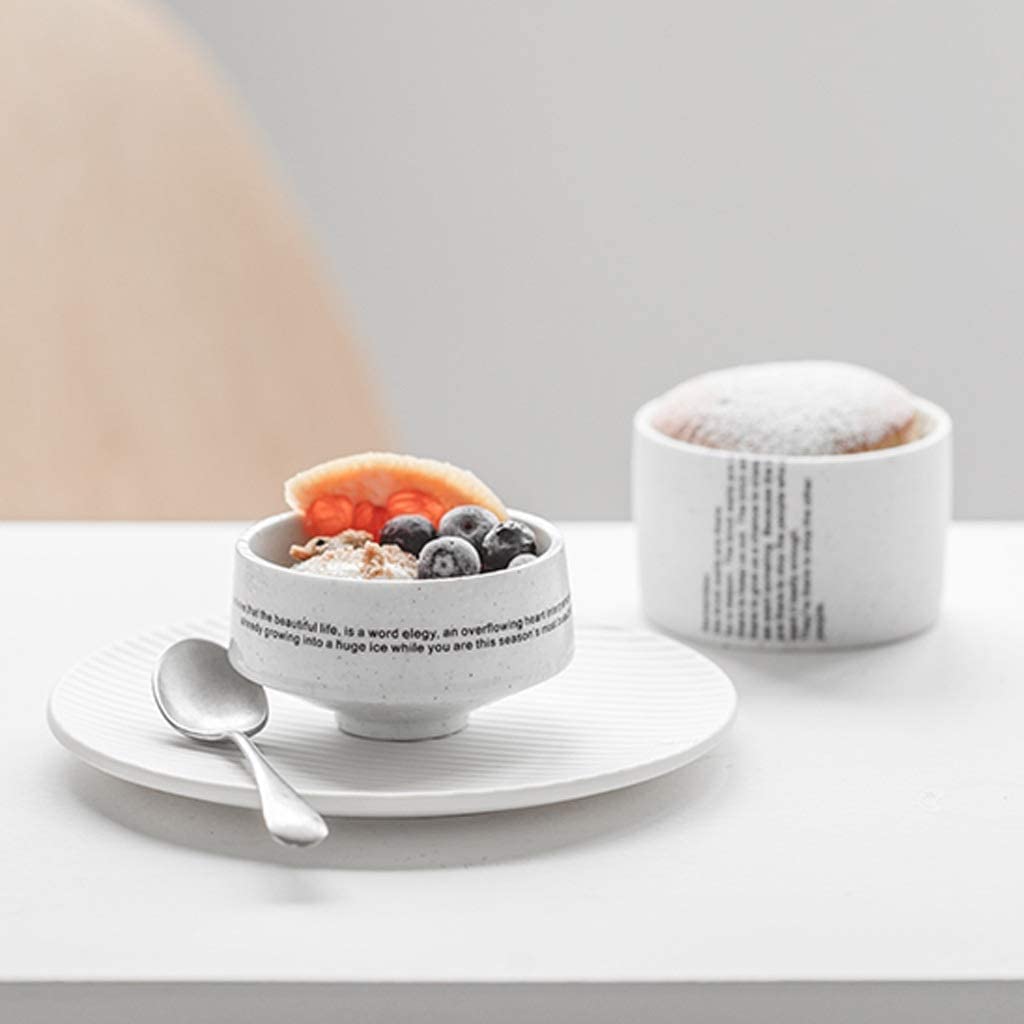 Kleine Snackschalen, Soßenteller Vorspeisenteller Keramik-Snackteller Gebäckteller Snackteller Obstteller Einzigartiger weißer Teller Kuchenteller Untersetzer-Set Geschirr Dipschalen (Color : A) ( Col