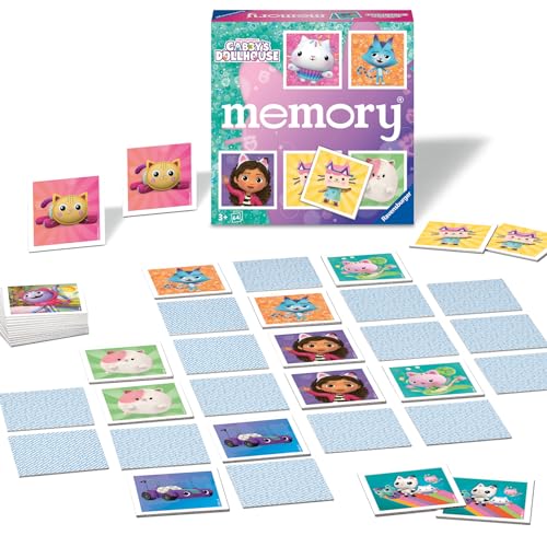 Ravensburger 22596 Memory® Gabby's Dollhouse - Der Spieleklassiker für...