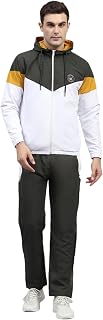Monte Carlo Mens Solid Hooded Neck Full Sleeve Tracksuit (224066577) Price In India