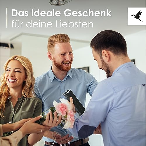 Foto von Beyond Weinkühlstab aus Edelstahl mit Ausgießer - Ideales Weinzubehör Geschenk für Weinliebhaber I Weinkühler Set für Weißwein & Rotwein (Sparset mit 2x Weinkühlstäben)
