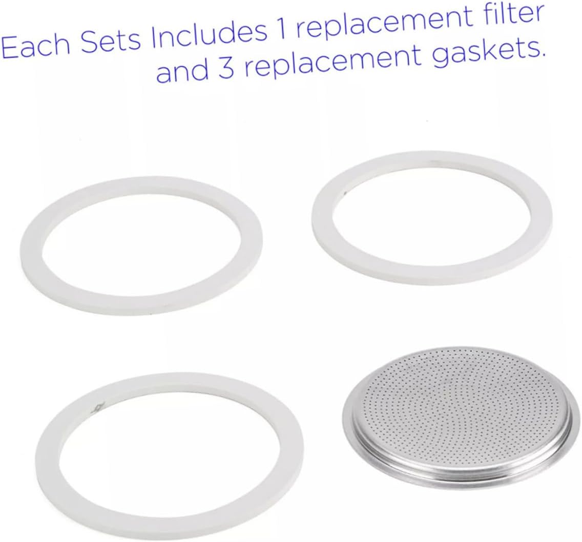 5pcs Silicone Sealing Rings Replacement Gasket Canning Jar Seals for Coffee Pot Lid (Kitchen Supplies)