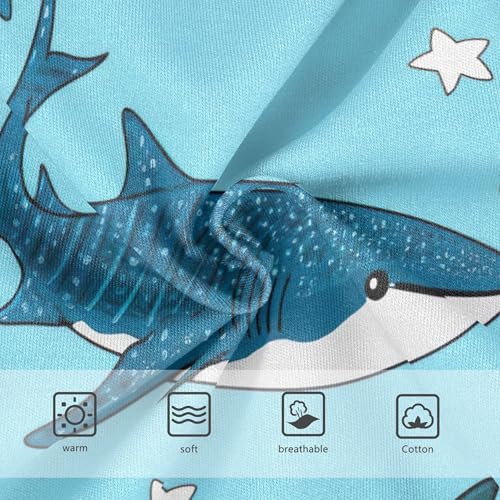 Cotton Girls Underwear Toddlers Cute Sharks Whale Blue Stars Panties Little Girl Funny Undies Kids Briefs 2t3