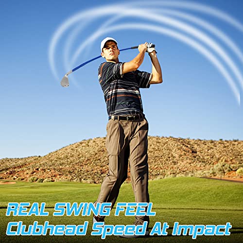 Prowithlin Golf Swing Trainer Aid - 7 Iron, Golf Training Aid Golf Swing Warm-Up Stick For Strength Grip Tempo & Flexibility Training, Golf Accessories For Men #TOP1
