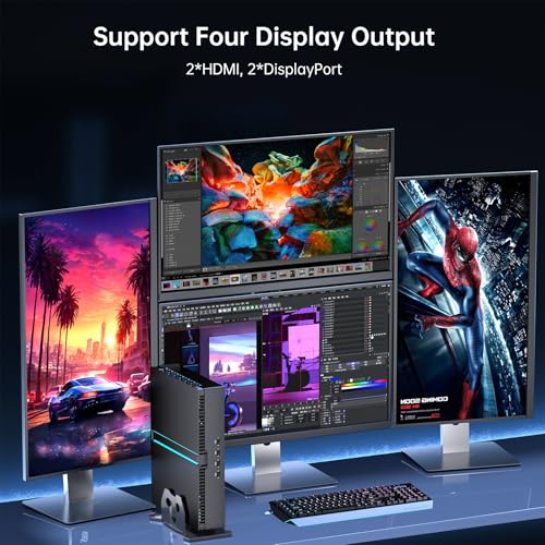 Image of msecore Mini PC with Core i9-12900F, 64G DDR5 RAM 1T PCIE 4.0 SSD, Geforce RTX 3060 12G Desktop Computer, 2* HDMI, 2* DisplayPort, WiFi 6e, 8K, BT, Windows 11 Pro