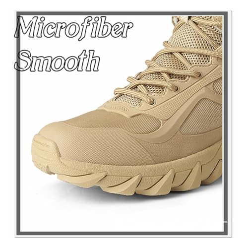 Men's Tactical Boots Military Work Boots Desert Combat Outdoor Boots for Hiking Motorcycle Climbing4