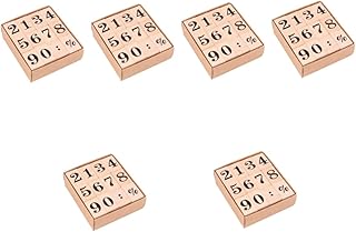 EXCEART 72 Pcs Month Abbreviation Seal DIY Stamp Kit Letter and Number Scrapbook Seal Wooden Stamps Vintage Scrapbook DIY Scrapbook Rubber Stamps Household Scrapbook Stamps DIY Accessory