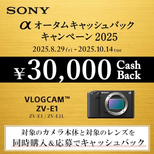 ソニー(SONY) VLOGCAM ZV-E1 B ボディ(レンズなし) の商品画像 1