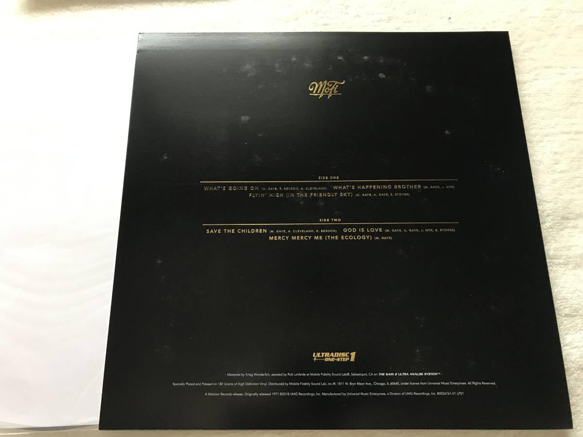 Amazon.co.jp: Mobile Fidelity/Marvin Gaye/What's Going On / 2LP