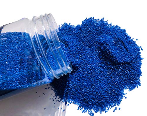 FAIRY TAIL & GLITZER FEE Deko-Sand 620g Blau Admiralblau Farbsand Blauer...