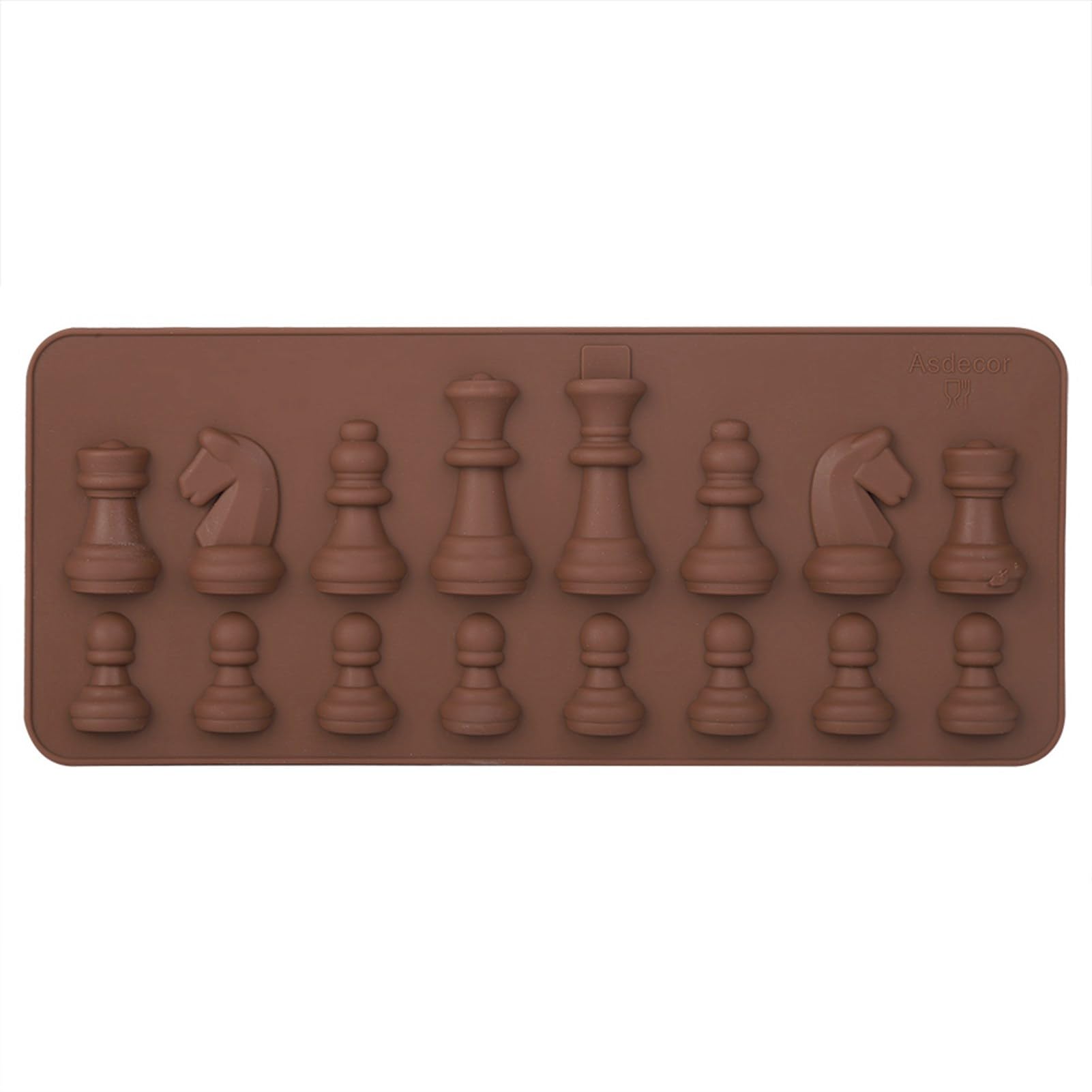 Cocoarm Forma na tabliczkę Czekolady Silikonowa Forma na Cukierki Silikon Spożywczy 8 X 3,3 Cala Odporny Ciepło Od 40 do 446F Nieprzywierający Wielokrotnego Użytku do Pieczenia Ciast Wyrób Cukierków