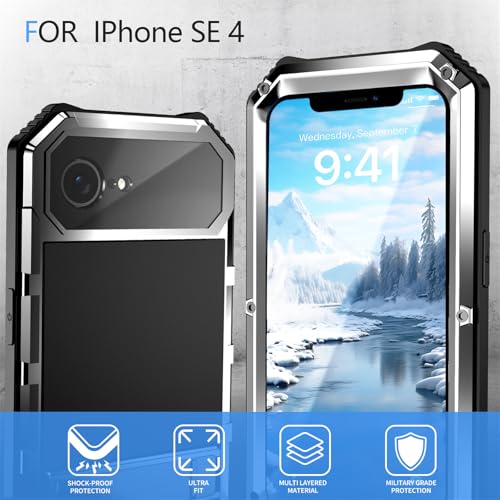 Coque iPhone 16e antichoc avec support et vitre intégrée - 2