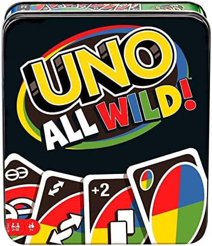 Mattel Games UNO 99 Card Game for Kids & Families, 2 to 6 Players