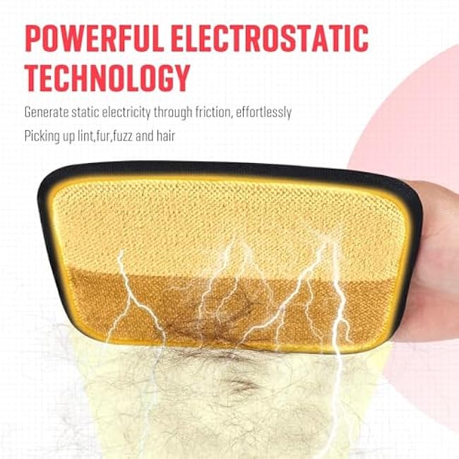 Yomi Pet Hair Remover Glove, Cat Grooming Gloves, Reusable Static Removal Glove for Pet Hair, Versatile Dog Grooming Gloves for Couch, Furniture, Carpet, Car Seat (2PCS)-c6dkBeGn