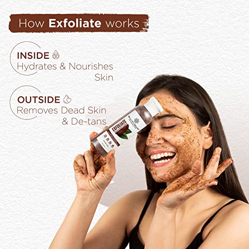Bella Vita Organic Exfoliate Coffee Scrub for Face & Body, Blackhead Remover, De Tan Removal Ayurveda, Dirt Removal from Neck, Knees, Elbows, Arms 75 g (Pack of 1) - Image 5