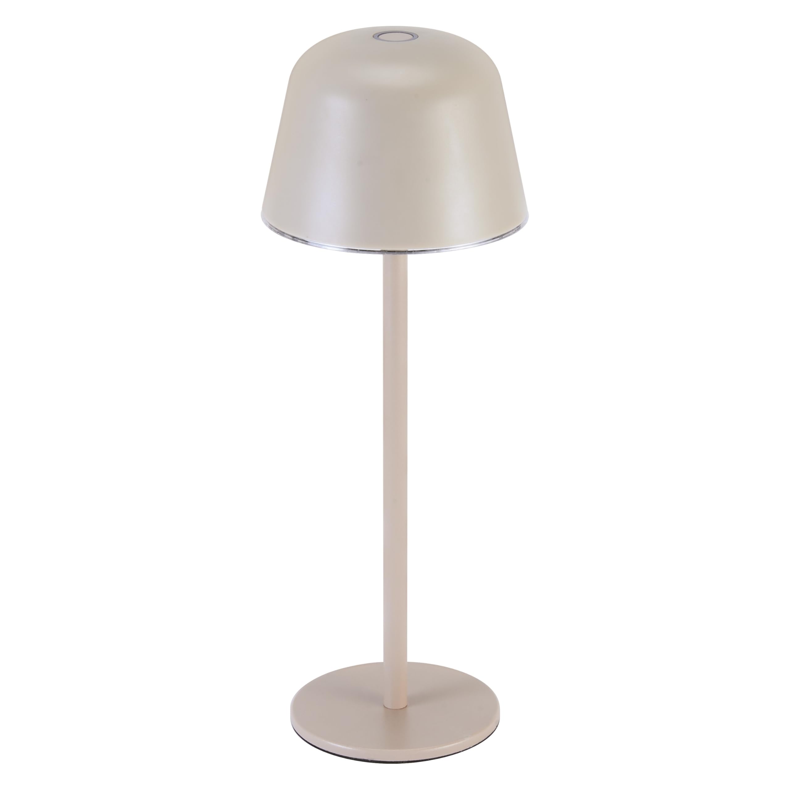 OSRAM Endura Style Table Outdoor Light, 2.5W, 200lm, Beige, Table Light, Rechargeable Battery, IP54 Protection, stepless dimming, Brightness Memory Function
