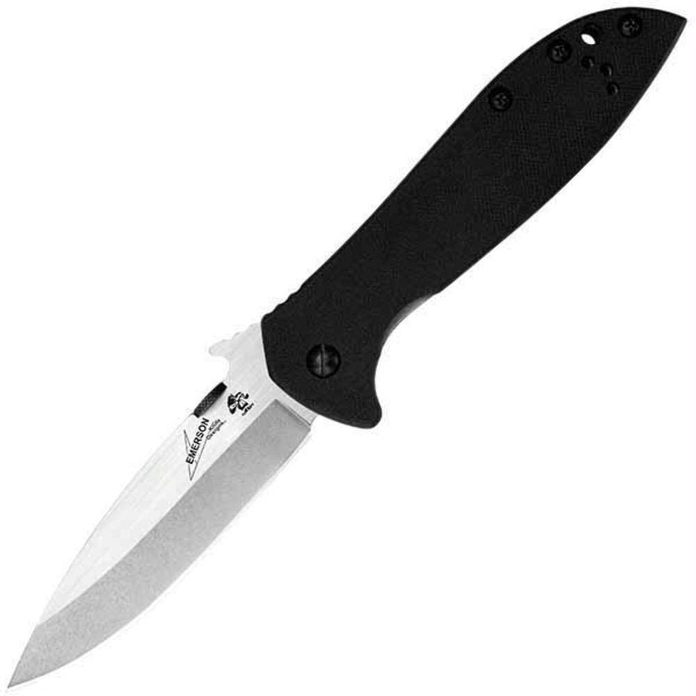 Kershaw Large CQC 4KXL Pocketknife from Kershaw-Emerson (6055) Delivers Durability and Classic Strength with Instant Open, Frame Lock, Reversible Pocket Clip and Precision Technology; 6.1 oz