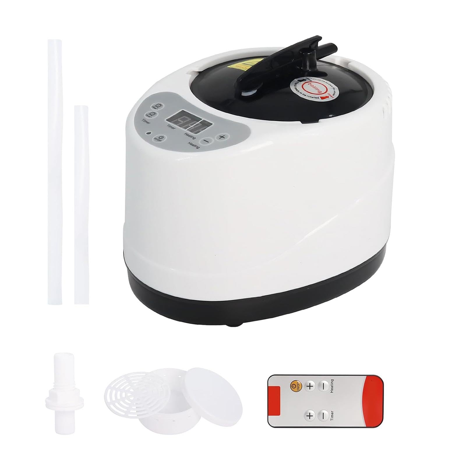 3L Sauna Steamer Machine Leakproof Lid Sauna Steamer Pot for Shower Spa Home Home & Garden| Yard, Garden & Outdoor Living| Pools & Spas| Saunas-image-14