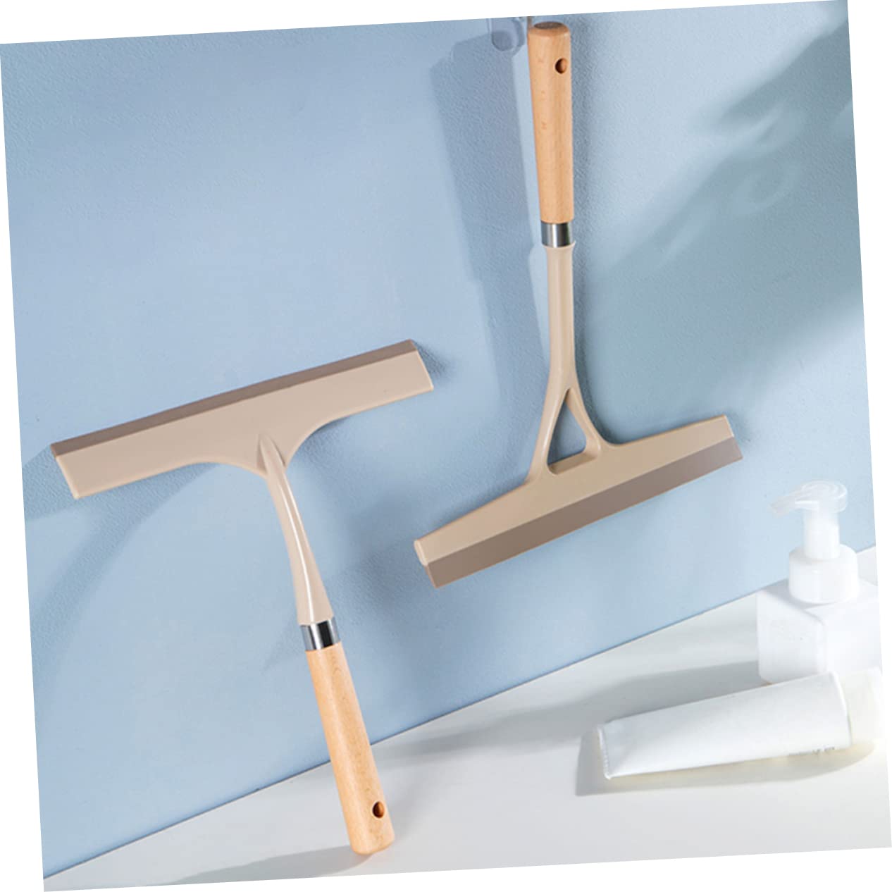 SHERCHPRY 2 Pezzi Tergivetro per e Superfici Lisce Strumento Versatile per Bagno Cucina e Auto Antiscivolo per Maggiore Comfort e Durabilità
