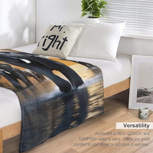 Couverture plaid éléphant chaude flanelle durable canapé - 7