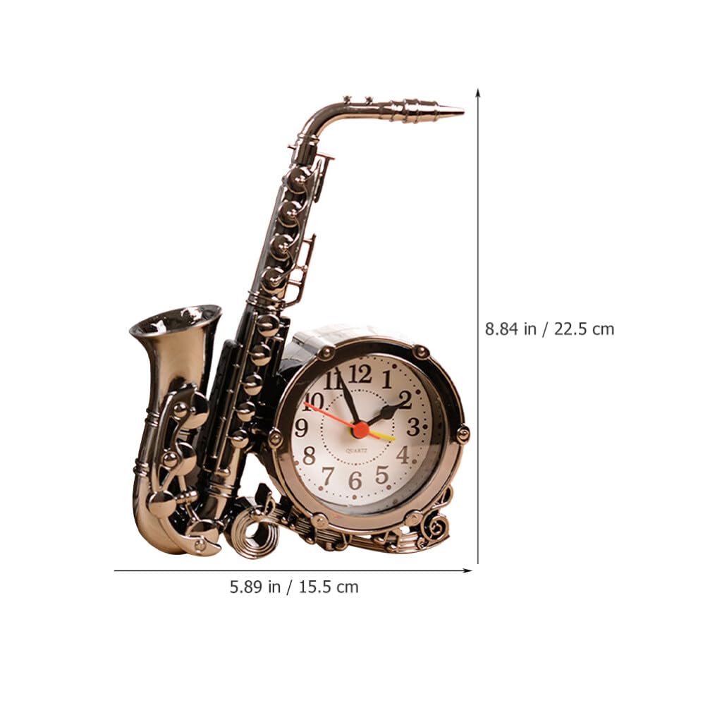 Amazon.co.jp: YARDWE ミニサックスモデル ノベルティ卓上時計 楽器の