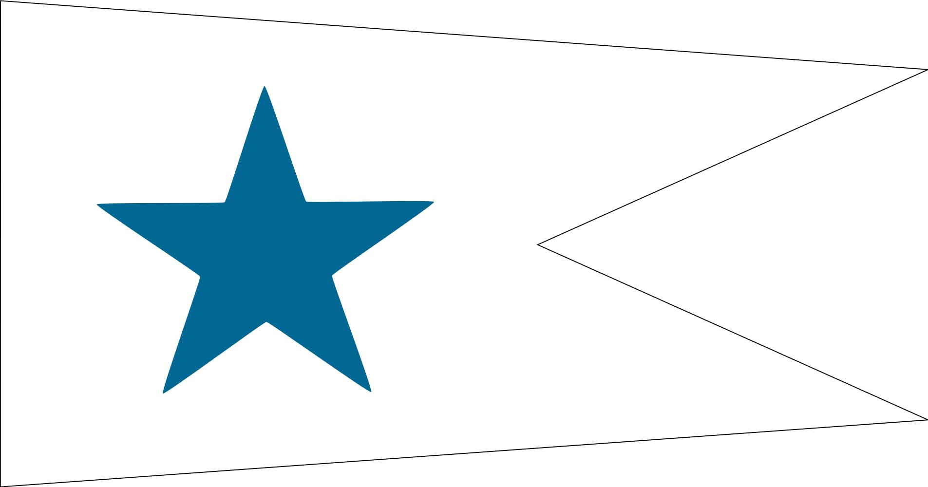 Drapeau Blue Star Line Cruises Flag grand format pour collectionneur et passionné d'histoire marine