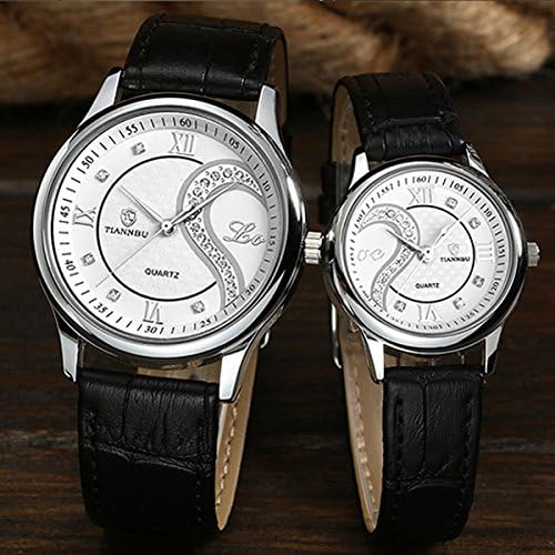 DREAMING Q&P Ultrathin Leather His and Hers Wristwatches - Image 6