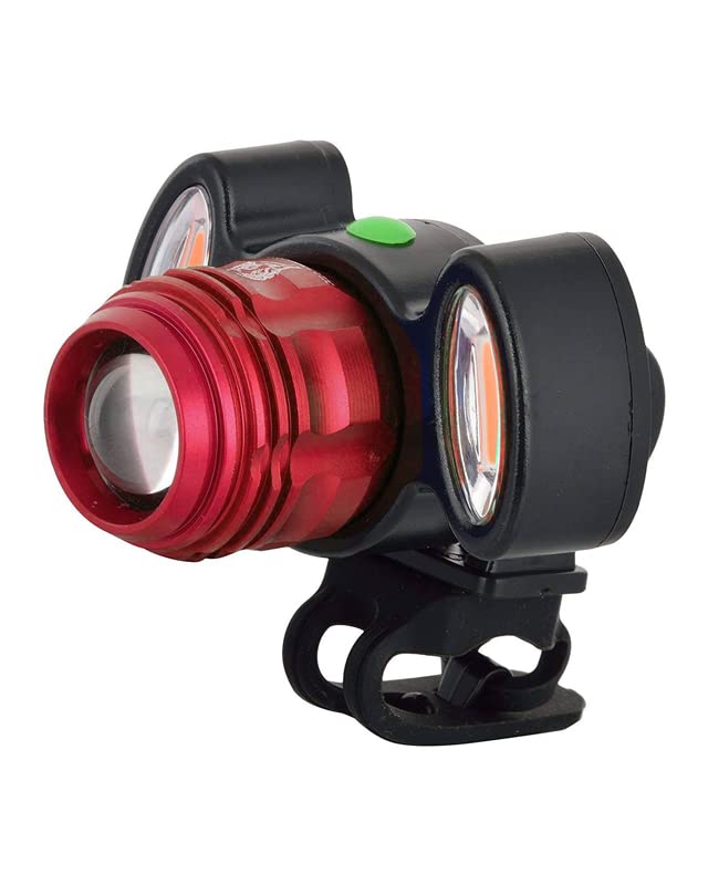 UDee Bicycle Headlight 1 XM-T6 + 2 COB LED Cycling Light Built-in Rechargeable Battery (Color May Vary) (B0B6JH4JXH) Amazon Price History, Amazon Price Tracker
