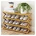 Hong Yi Fei-Shop Portascarpe Scarpe for la casa Scarpe in Legno Pieghevole Pieghevole Pieghevole Pieghevole Storage Stoccaggio Scaffale Organizzatore 4 Strati Dormitory Porta portaoggetti Scaffale