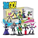 Funko 24118 HEROWORLD Teen Titans Go DC Comics Action Figure Core Set of Beast Boy, Cyborg, Jinx, Raven, Robin , Multi