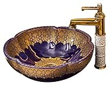 □ Rectángulo del fregadero de embarcaciones □: El mejor elegante diseño clásico contemporáneo moderno inspirado en Europa, arco hermosa, elegante y generosa, excelente tecnología y de moda armonía estética.