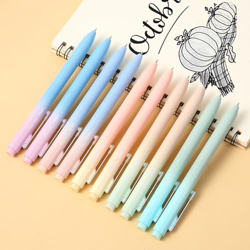 Bolígrafos retráctiles de gel Mr. Pen, pack de 10, tinta negra miniatura 7