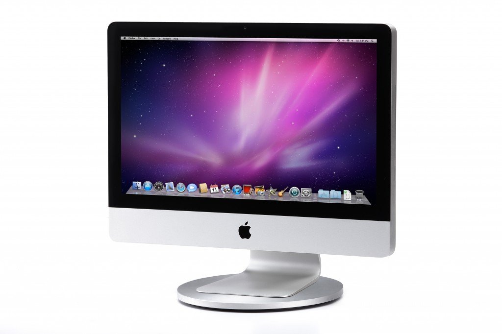 Just Mobile Aludisc Piedistallo Rotante 360° per Apple iMac Thunderbolt Display, Argento